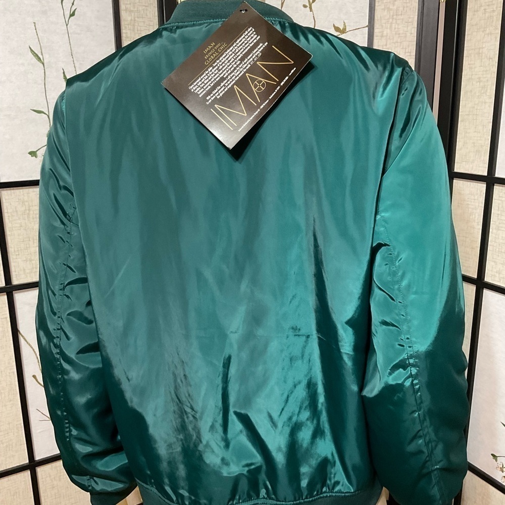 IMAN Windbreaker with Animal Print Lining - Picture 4 of 6